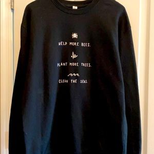 Crew sweatshirt save the bees